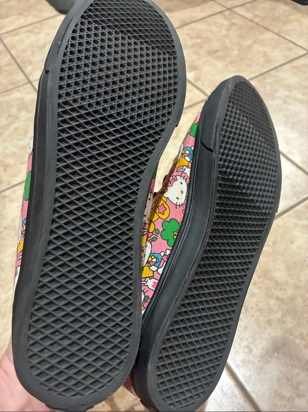 Vans Hello Kitty Pink Multi-Color High-Top Sneakers